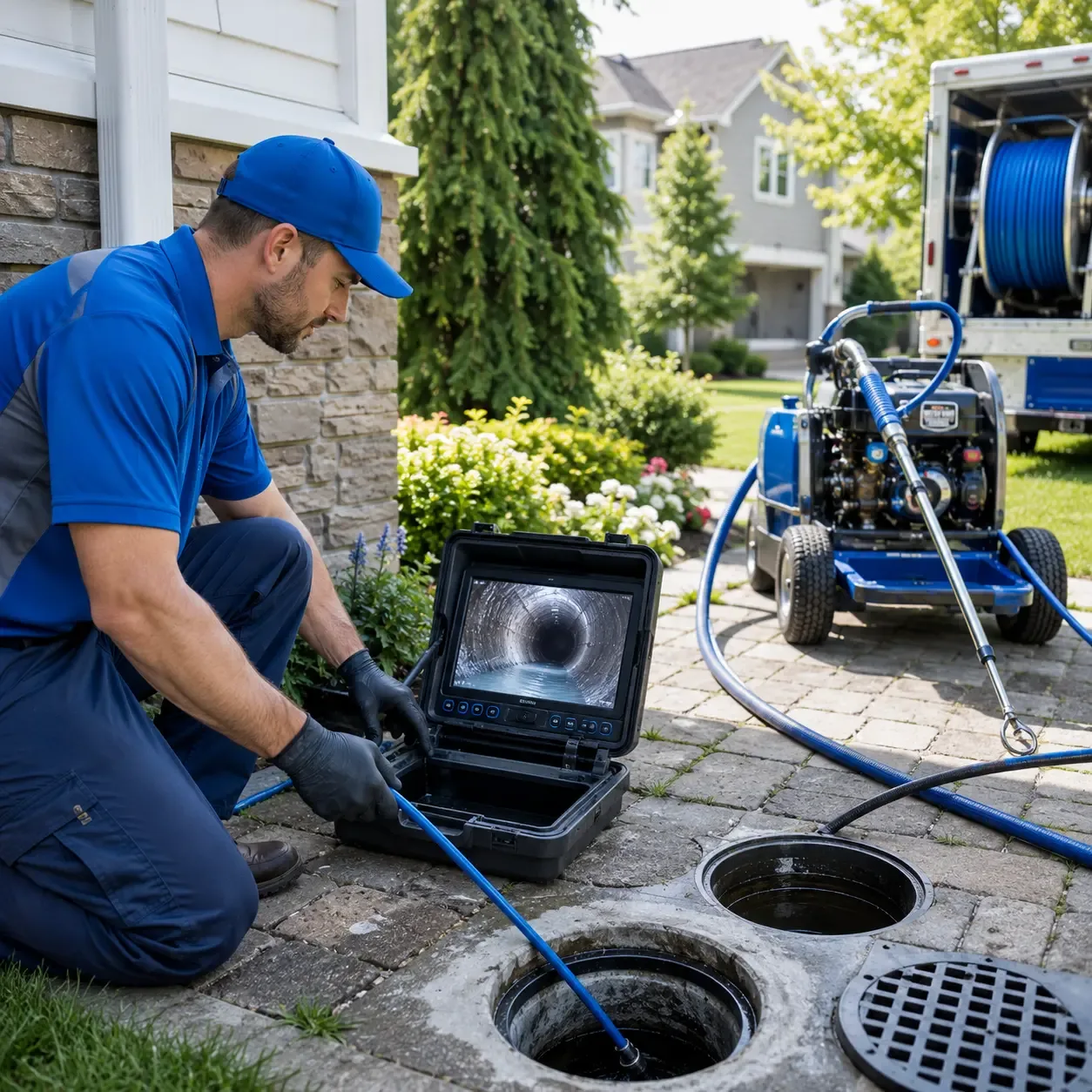 Outdoor drain cleaning professionals serving Elko, SC